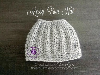 Messy Bun Hat