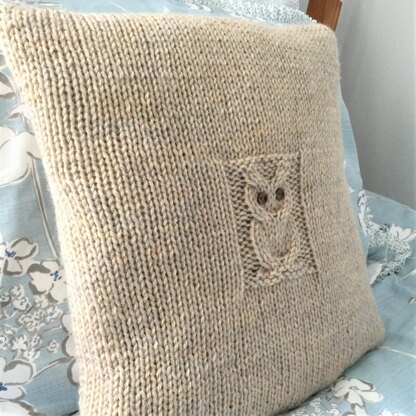 Solitary Owl Cushion Cover