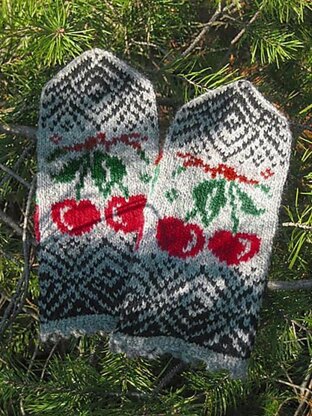 Cherry Mittens