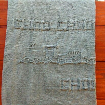 Choo Choo Train  baby blanket