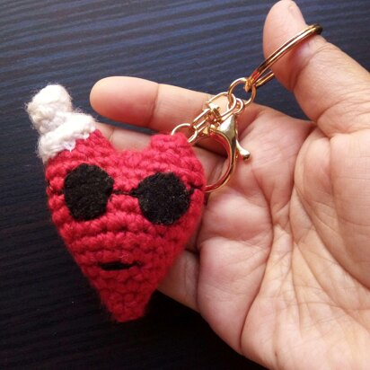 Mr Heart Keychain | Crochet Pattern For Valentine's Day