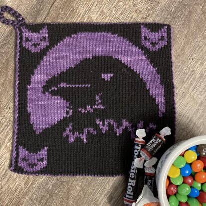 Spooky Raven Pot Holder