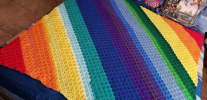 Rainbow blanket