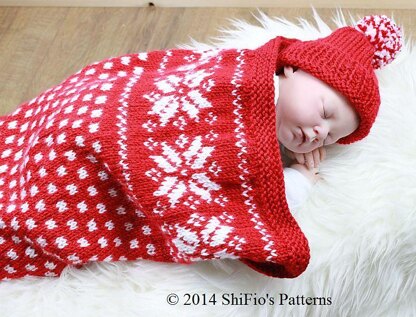 Snowflake Cocoon Knitting Pattern #297