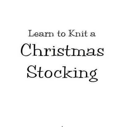 Learn to Knit a Christmas Stocking