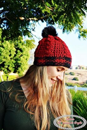 Knit-like Cable Hat