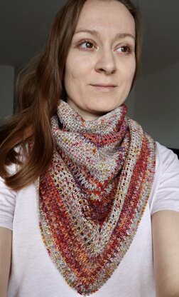 Sienna Harvest Berry Shawl