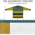 The Modernist geometric stripe Sweater