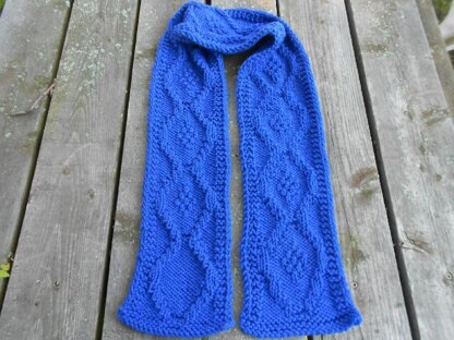 Textured Medallion Scarf