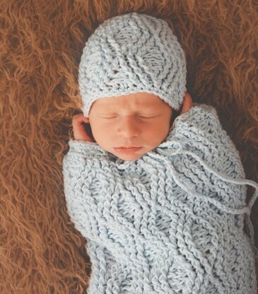 Making Waves Baby Cocoon or Swaddle Sack