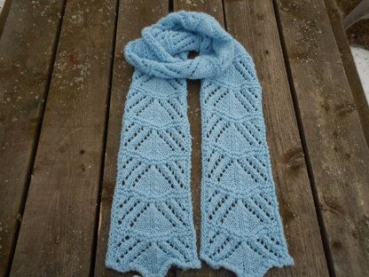 Winters Ice Lace Scarf