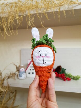 Christmas toy BUNNY CARROT