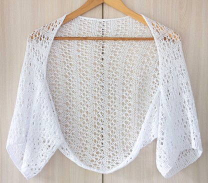 Knitting pattern Air Summer Open Bolero