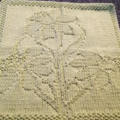 Påskelilje Karklud-Daffodil Dishcloth