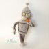 Bender amigurumi doll - crochet pattern by Crochelandia