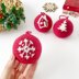Christmas bauble crochet pattern amigurumi Christmas tree ornament