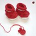 Basketweave Baby Booties