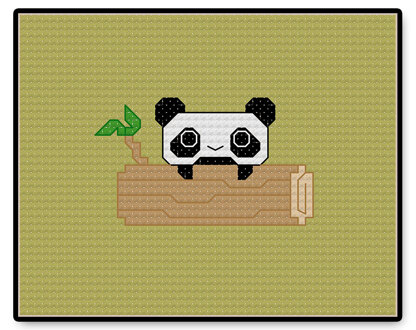 Panda Kawaii - PDF Cross Stitch Pattern