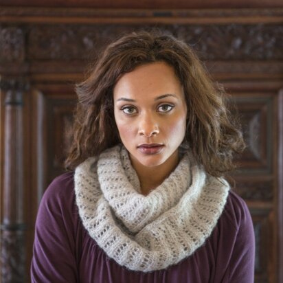 Wallis Cowl in Berroco Andean Mist - 347-2