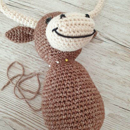 Ogden the Ox - UK Terminology - Amigurumi