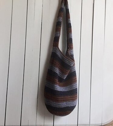 Crochet Bag Pattern: Striped Bag Beauty