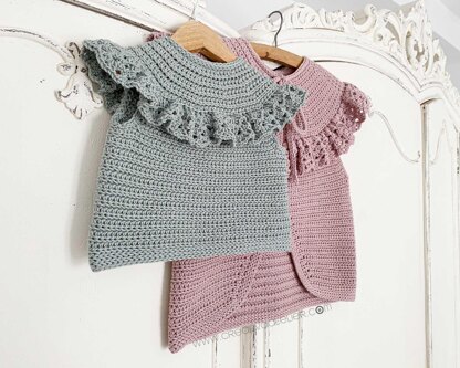 3-6 months – ANGIE Crochet Top