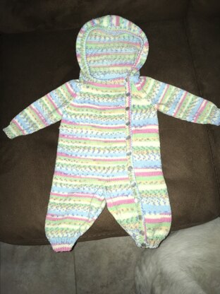 Lova Babygrow in MillaMia Naturally Soft Merino - Downloadable PDF