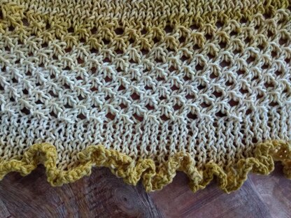 Lemon slice shawl