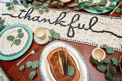 Thankful Table Crochet Runner