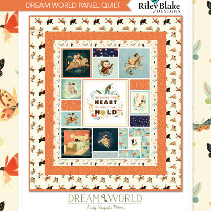 Riley Blake Dream World Panel Quilt - Downloadable PDF