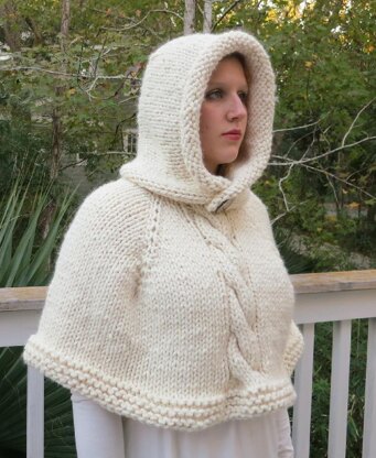 Hooded Poncho Brittaney