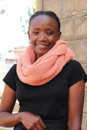 Pixel Wrap sweater scarf