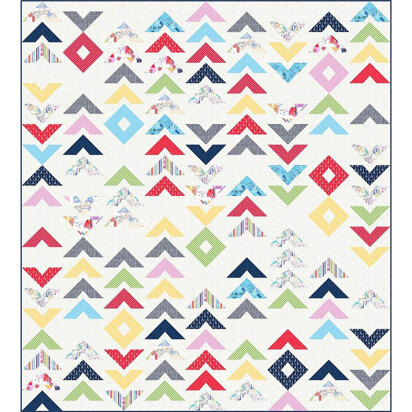 Michael Miller Fabrics Way to Go Quilt - Downloadable PDF