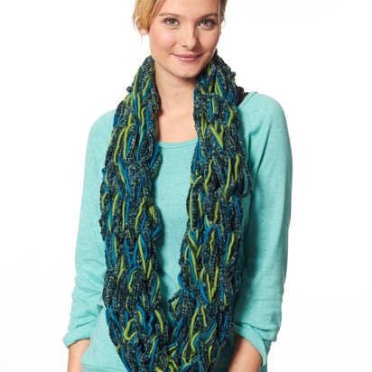 Arm Knit Cowl in Patons Classic Wool Roving and Bohemian