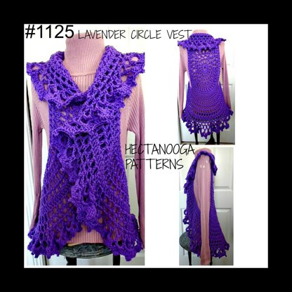 1125 - Lavender Circle Vest