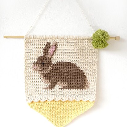 Bunny Rabbit Wall Hanging