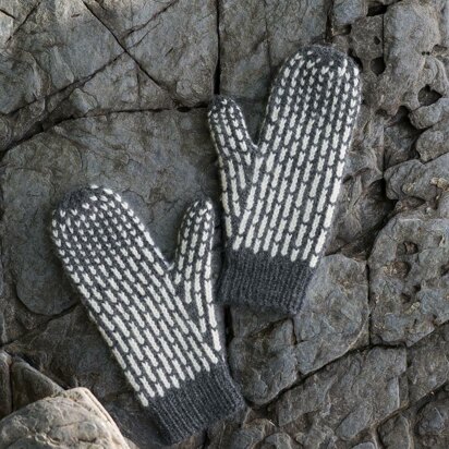 Tin Can Knits Lines Mittens PDF