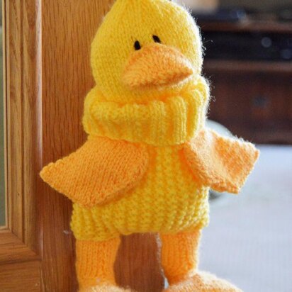 Quacky Baggles Easter Gift Bag - knitting pattern