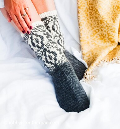 Baltic Winds Slouchy Socks