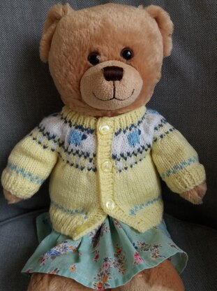 Teddy cardigan and sweater