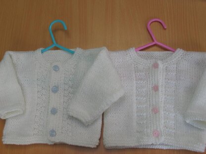 Basic baby cardi - 2 options