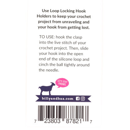 Billy and Baa Loop Locking Hook Holder