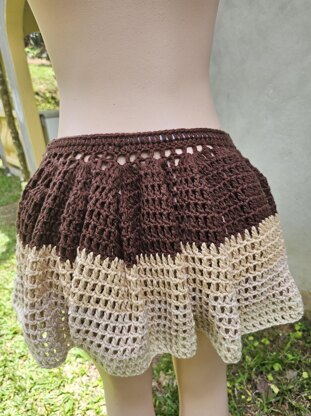 Crochet skirt