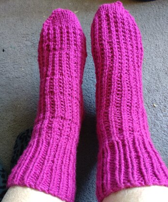 Raspberry Socks