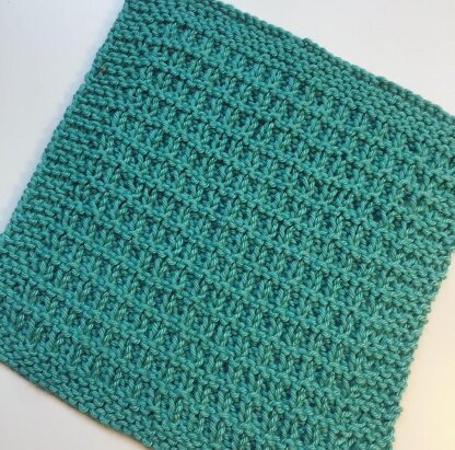 Hurdle Stitch Dishcloth