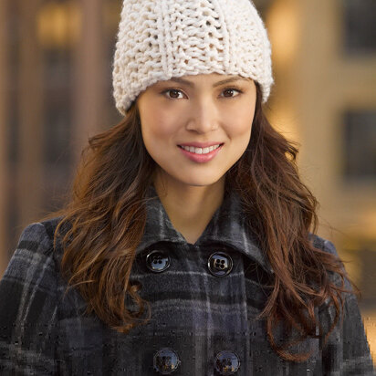 Brisbane Hat in Lion Brand Wool-Ease Thick & Quick - L20506