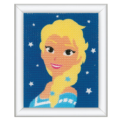 Vervaco Long Stitch Kit: Disney: Frozen - Elsa - 16 x 12.5cm