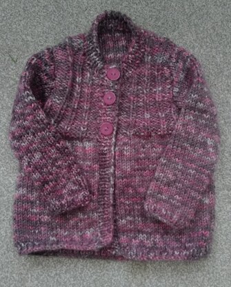 girls click chunky cardigan