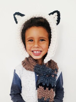 Finley the Fox Hooded Scarf