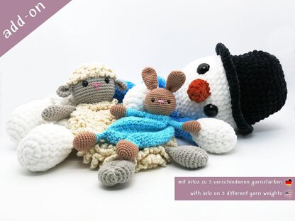 Lovey Add-On (for Drawstring Bag patterns)